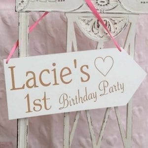 Personalised Party Arrow