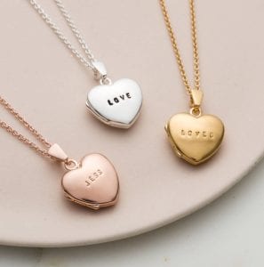 Personalised Mini Heart Locket