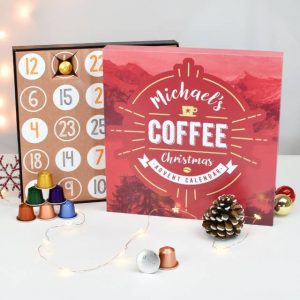 Personalised Nespresso Coffee Advent Calendar Box