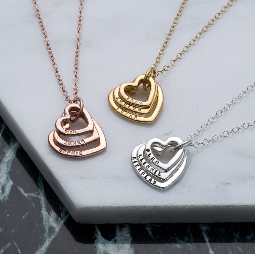 Personalised Heart Name Necklace