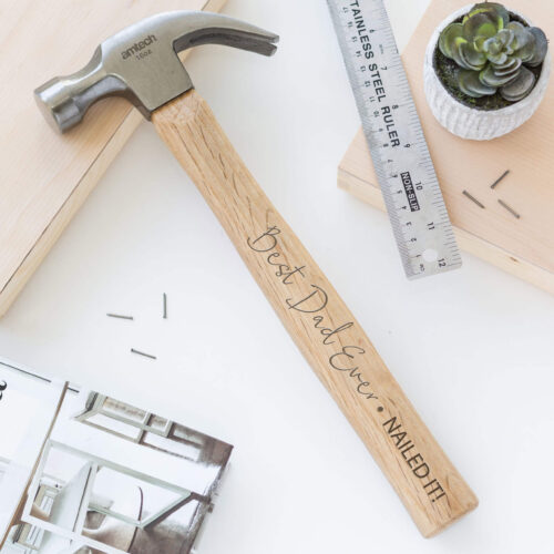 Personalised Engraved Nailed It Hammer