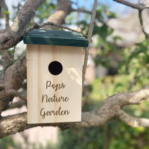 Personalised Wooden Nesting Bird Box