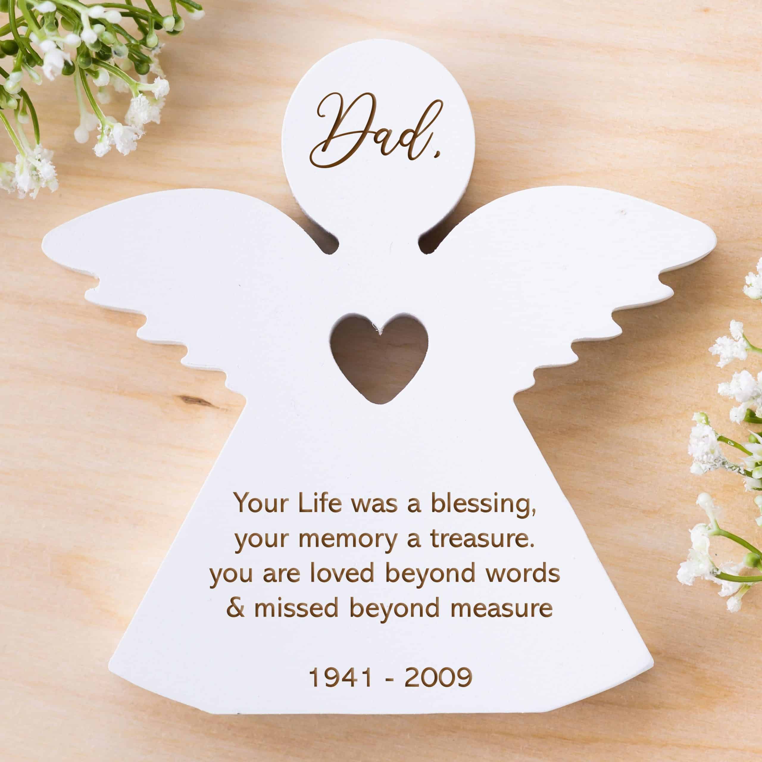 Remembrance Life Is A Blessing White Angel