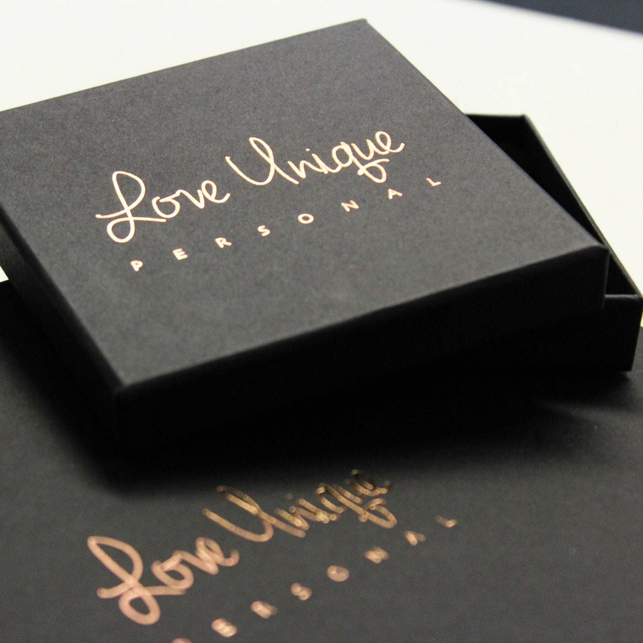 Black & Rose gold gift box