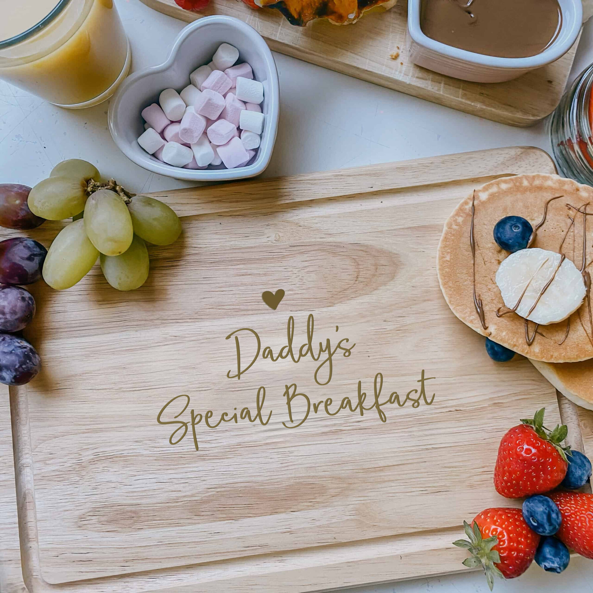 Personalised Breakfast Chopping Graze Board