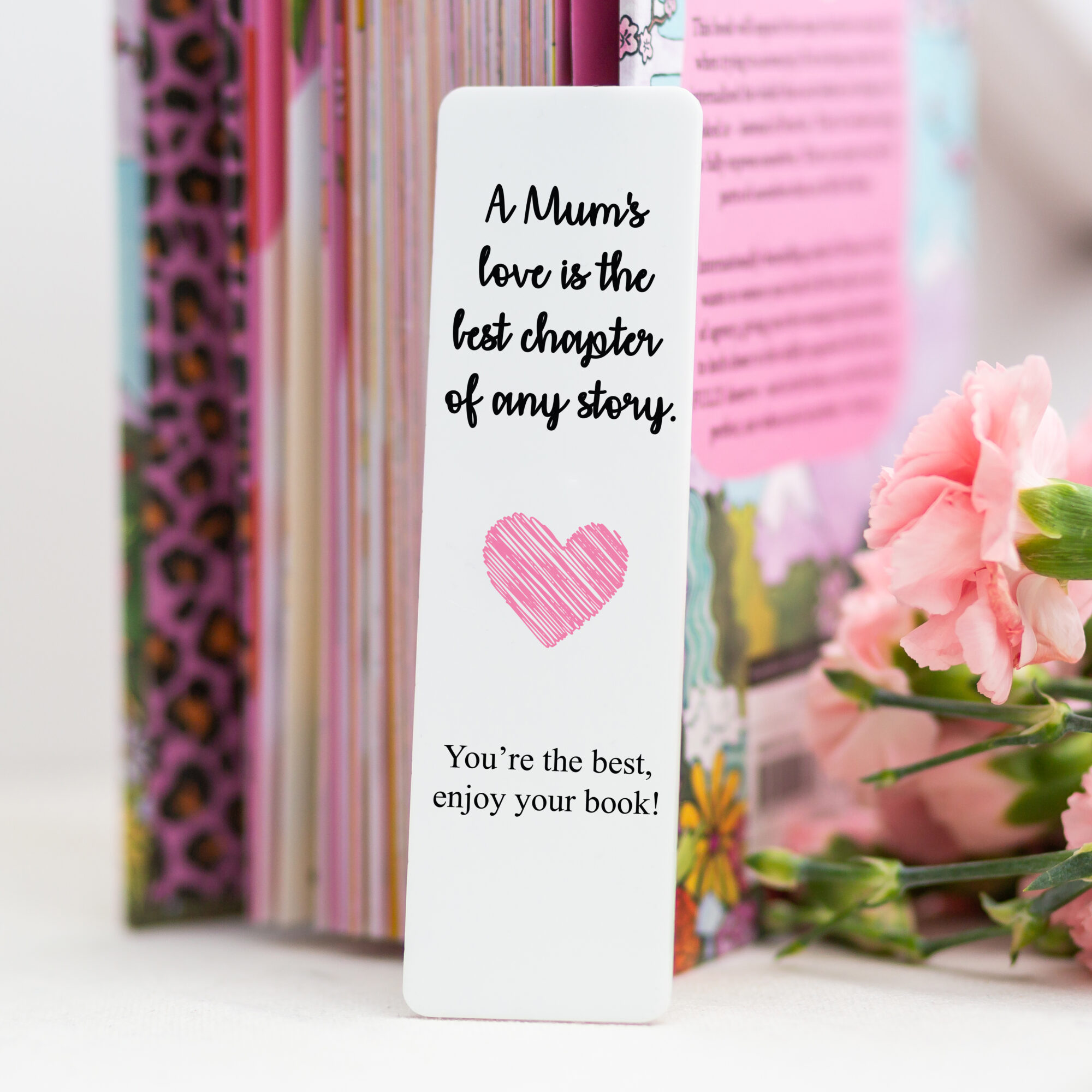 Personalised Love Is The Best Chapter Bookmark